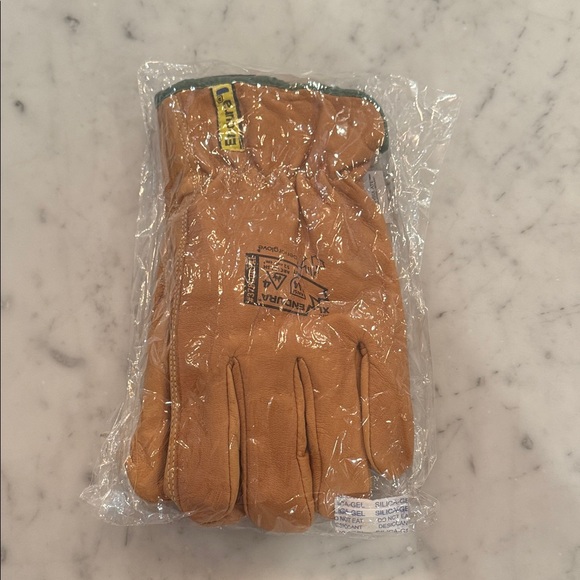 Endura Men's tan leather insulated Work Gloves size xl - Picture 1 of 4